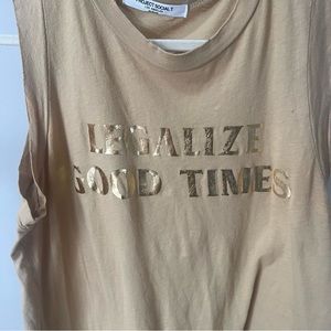 “LEGALIZE GOOD TIMES” tank top